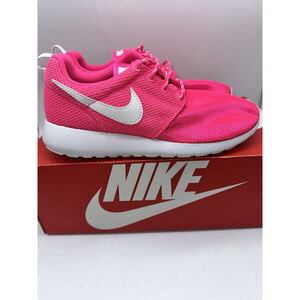 Nike Roshe One GS Hyper Pink White Youth 5.5Y Womens 7 Running Shoes